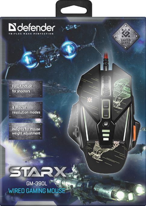 Мышь Defender StarX GM-390L (52390)
