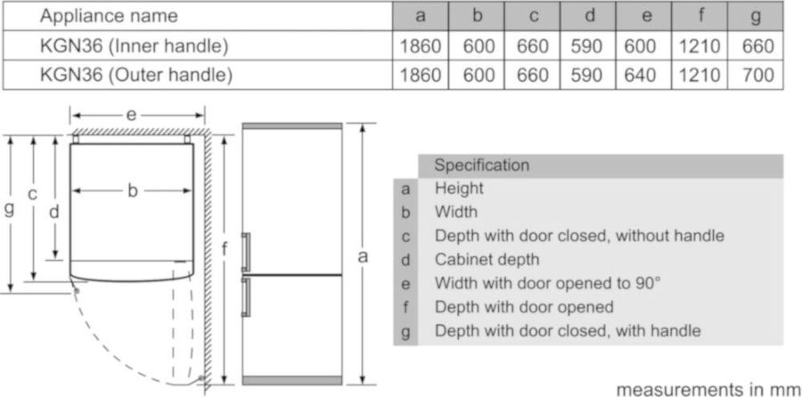 Холодильник Bosch KGN36NWEA