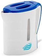 Электрический чайник Великие Реки Мая-1 бело-синий купить по низкой цене в интернет-магазине ТехноВидео