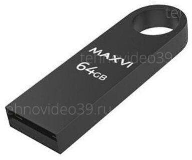 USB Flash Drive Maxvi MK2i dark grey (FD64GBUSB20C10MK2) купить по низкой цене в интернет-магазине ТехноВидео
