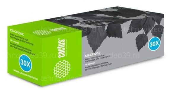 Картридж лазерный Cactus CS-CF230X черный (3500стр.) для HP LJ 203/227 купить по низкой цене в интернет-магазине ТехноВидео