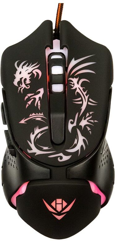 Мышь Dialog MOG-25U Nakatomi Gaming mouse-игровая, USB, черная