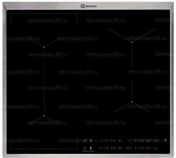 Индукционная варочная поверхность Electrolux EIV 6340X Bridge 600 SLIM-FIT серебристый купить по низкой цене в интернет-магазине ТехноВидео