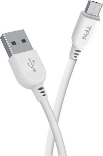 Кабель TFN microUSB 1.0m PVC white (CMIC1MPVCWH) купить по низкой цене в интернет-магазине ТехноВидео