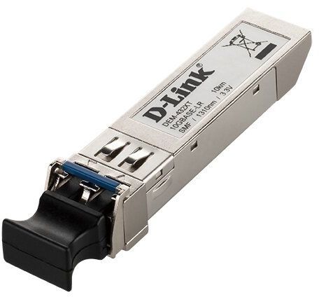 Модуль D-Link DEM-432XT, Трансивер SFP+ с 1 портом 10GBase-LR для одномодового оптического кабеля (д