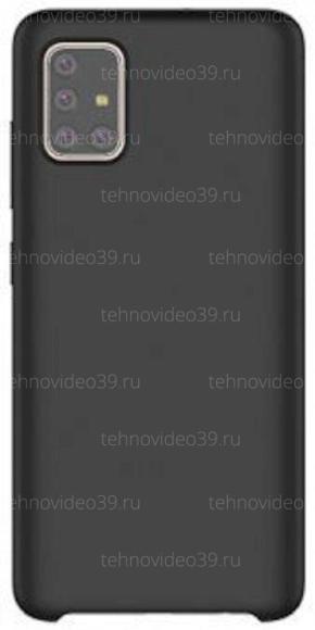 Чехол-накладка для Samsung Galaxy A51, силикон/бархат, черный купить по низкой цене в интернет-магазине ТехноВидео