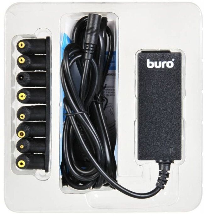 Адаптер питания универсальный Buro BUM-0036S40 автоматический 40W 9.5V-20V 8-connectors