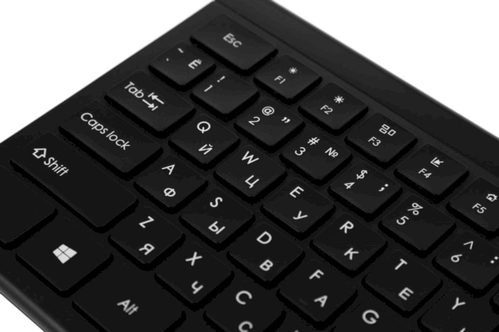 Клавиатура беспроводная Acer OKR300 черный USB беспроводная (ZL.KBDEE.014)