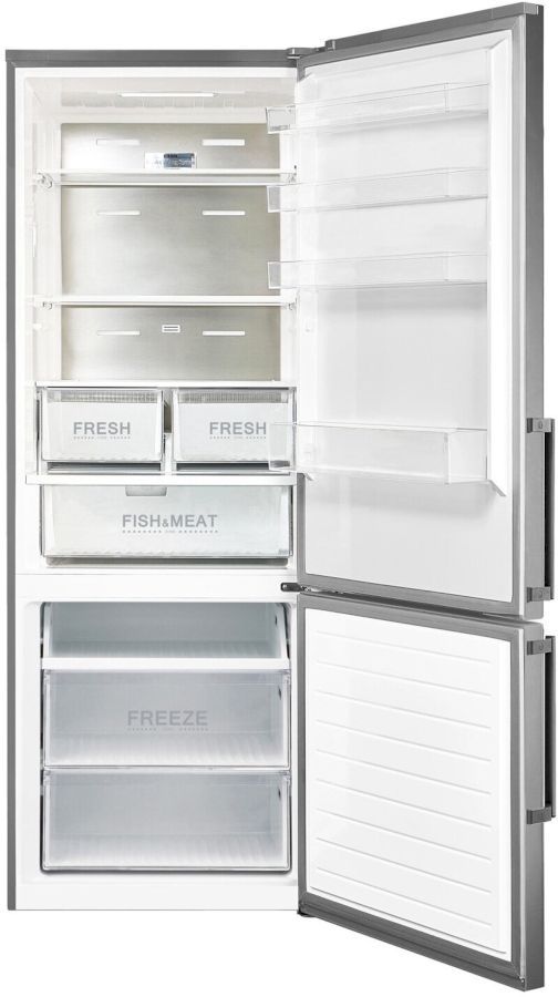 Холодильник Hyundai CC4553F серебристый