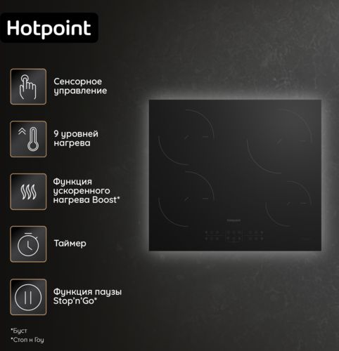 Индукционная варочная поверхность Hotpoint HB 1560S NE