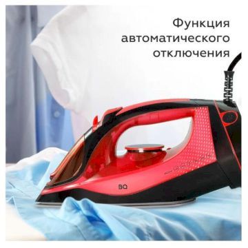 Утюг беспроводной BQ SIС1001 Черный/Красный