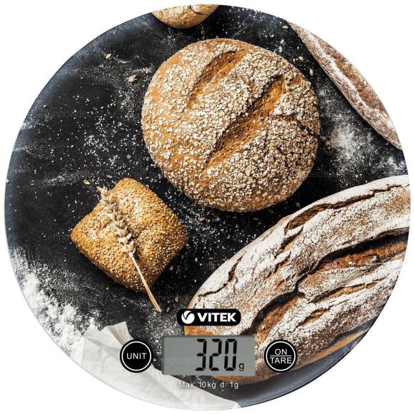 Весы кухонные Vitek VT-8016 хлеб купить по низкой цене в интернет-магазине ТехноВидео