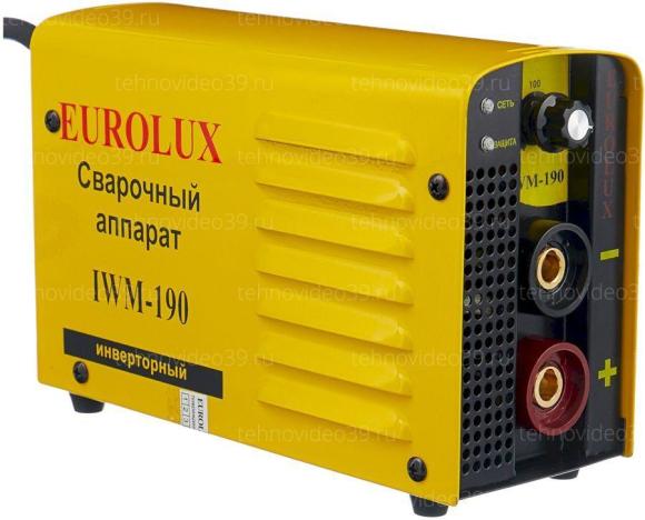 Сварочный аппарат инверторный Eurolux IWM190 (65/27) купить по низкой цене в интернет-магазине ТехноВидео