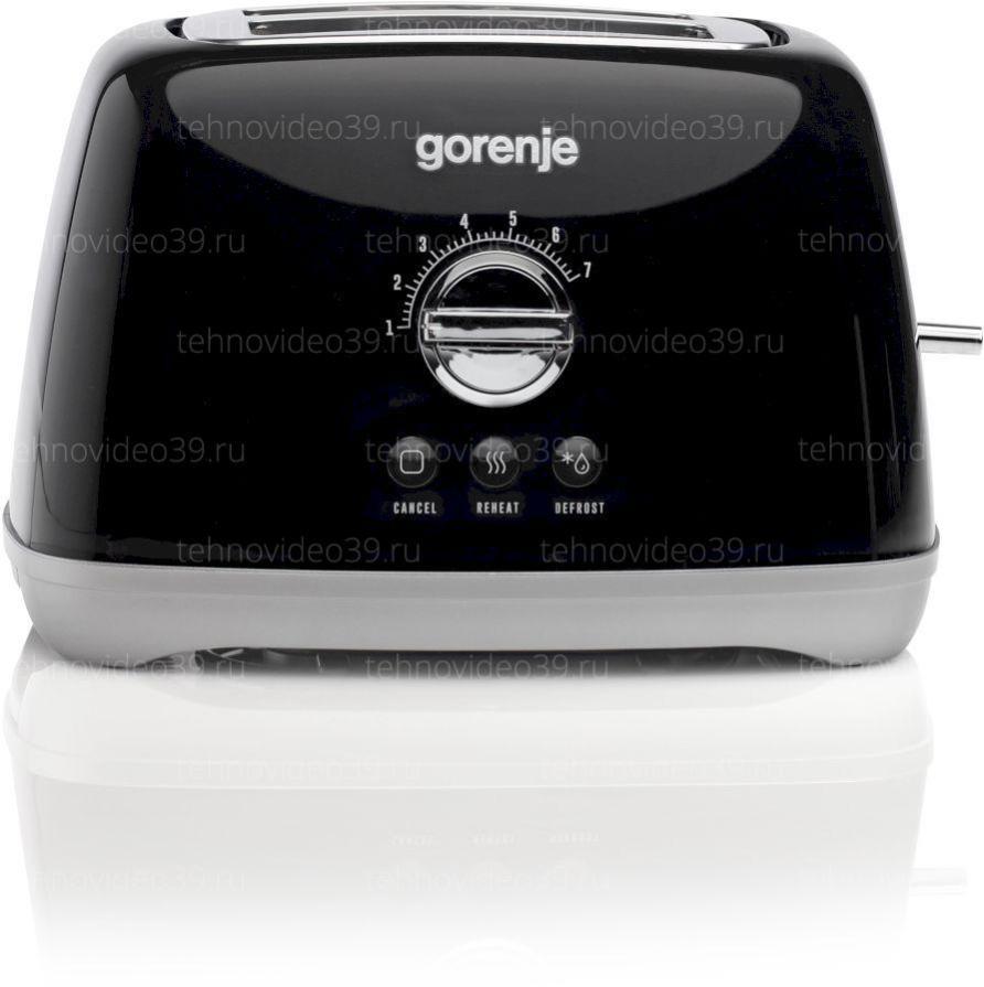 Тостер Gorenje T900RLBK черный купить по низкой цене в интернет-магазине ТехноВидео