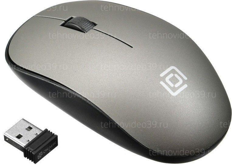 Мышь Оклик 515MW черный/серый оптическая (1200dpi) беспроводная USB (2but) купить по низкой цене в интернет-магазине ТехноВидео