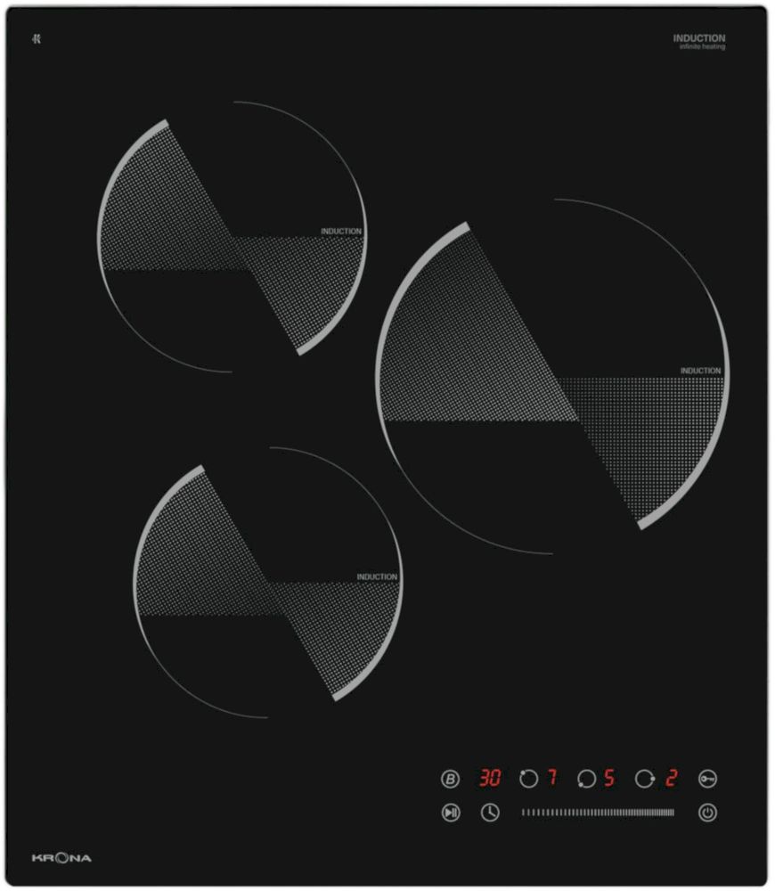 Индукционная варочная поверхность Krona OMBRA 45 BL (Чёрный) (00026363)