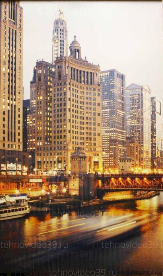 Обогреватель настенный Домашний очаг "Ночной город" купить по низкой цене в интернет-магазине ТехноВидео