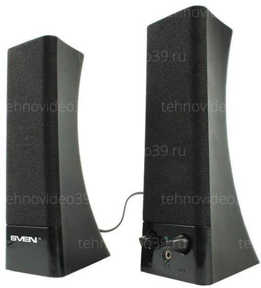 Колонки 2.0 Sven 235 / 2х2W / USB / пластик / black (SV-0110235BK) купить по низкой цене в интернет-магазине ТехноВидео