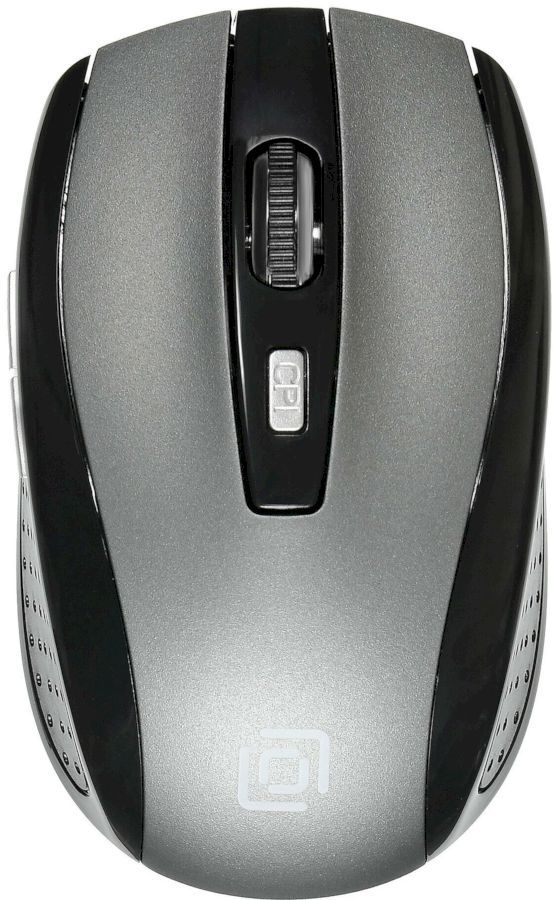 Мышь Оклик 635MB Bluetooth черный/серый оптическая (1600dpi) беспроводная BT для ноутбука (4but)