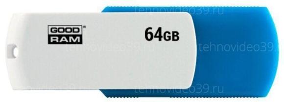 USB Flash GoodRAM USB2.0 Flash Drive 64Gb UCO2 Twister (UCO2-0640MXR11) синий купить по низкой цене в интернет-магазине ТехноВидео