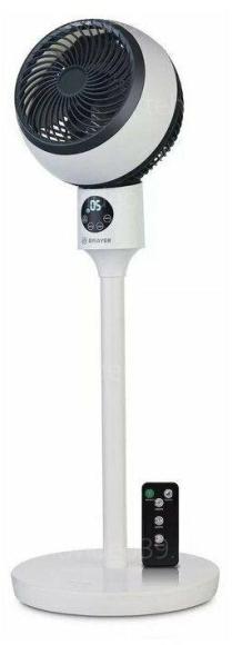 Вентилятор напольный Brayer BR4953 белый/черный купить по низкой цене в интернет-магазине ТехноВидео
