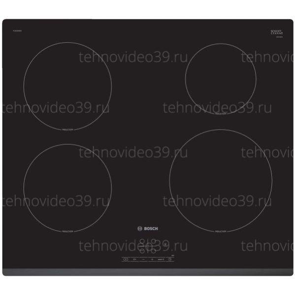 Индукционная варочная поверхность Bosch PUE63RBB5E черный купить по низкой цене в интернет-магазине ТехноВидео