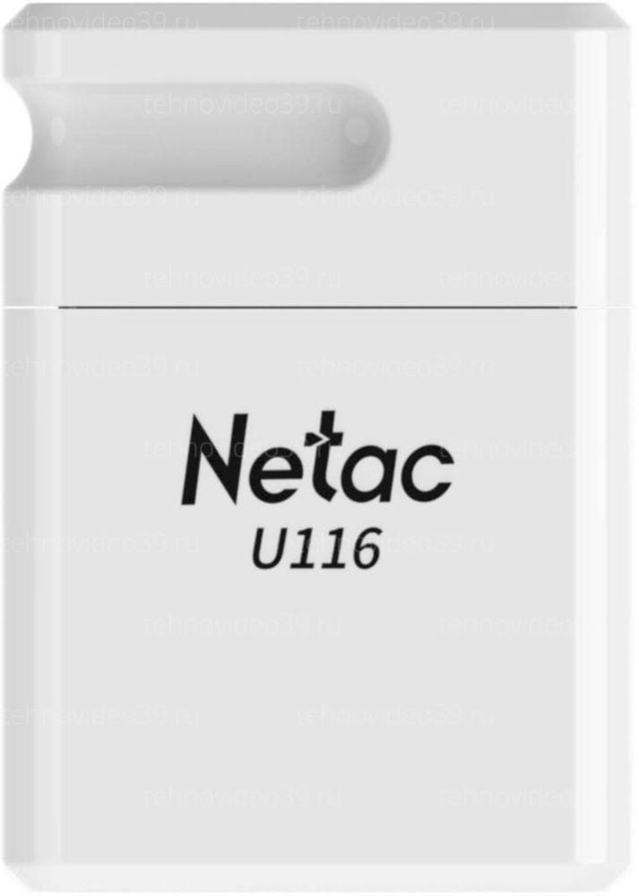 Память USB2.0 Flash Drive 16Gb Netac U116 WHITE (NT03U116N-016G-20WH) купить по низкой цене в интернет-магазине ТехноВидео