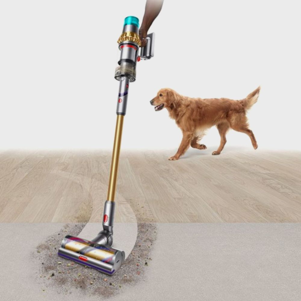 Вертикальный пылесос Dyson V15 Detect Absolute Gold