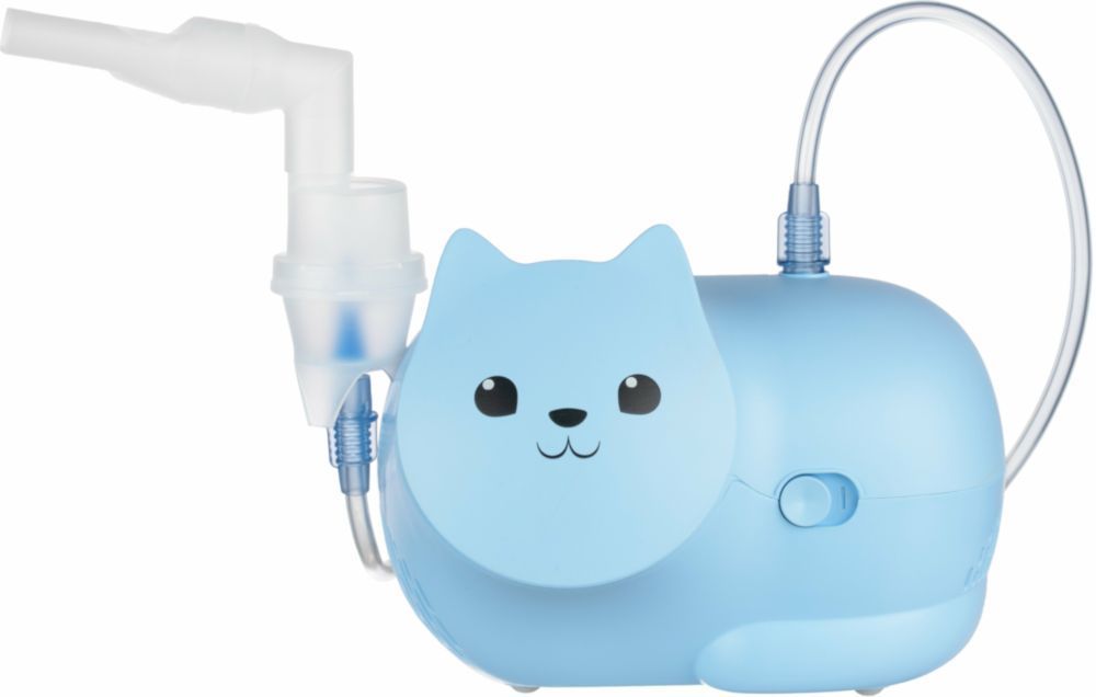 Ингалятор компрессорный Omron Neko Kat (KRU) детский (голубой)