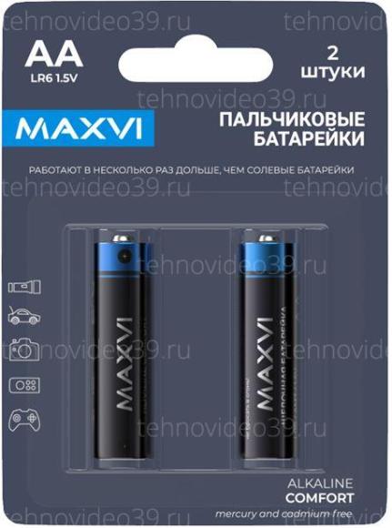 Батарейки Maxvi MBLR6CF2, COMFORT, AA, alkaline, по 2 шт. купить по низкой цене в интернет-магазине ТехноВидео