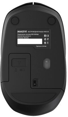 Беспроводная мышь Maxvi MWS-03 black