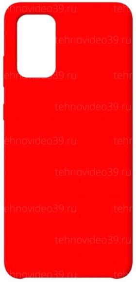 Чехол-накладка для Samsung Galaxy M51, силикон/бархат, красный купить по низкой цене в интернет-магазине ТехноВидео