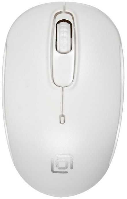 Мышь Оклик 505MW белый оптическая (1000dpi) беспроводная USB (3but)