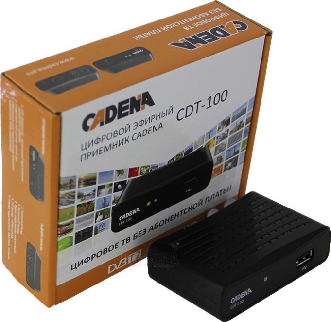 Цифровой эфирный тюнер Cadena CDT-100