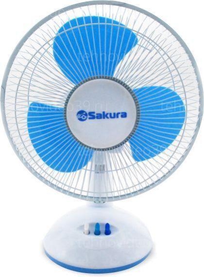 Вентилятор Sakura SA-13B бел/голубой купить по низкой цене в интернет-магазине ТехноВидео