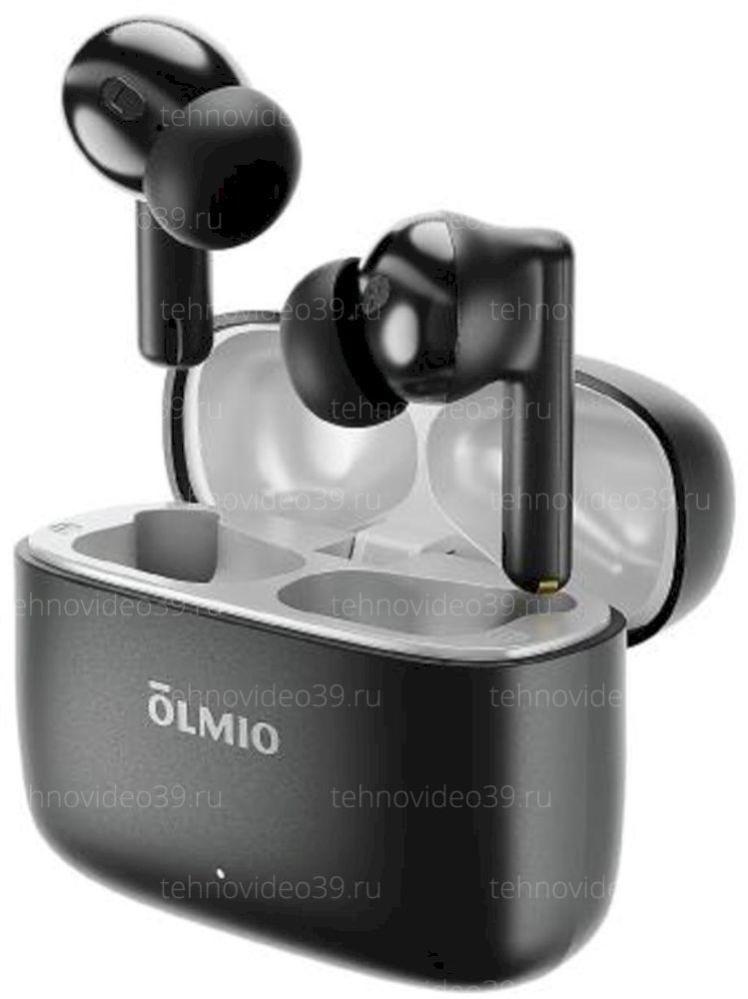 Наушники беспроводные Olmio TWE-15, черные (047401) купить по низкой цене в интернет-магазине ТехноВидео