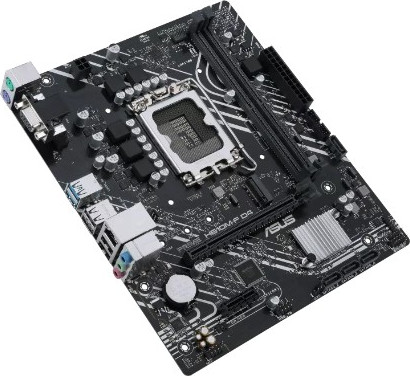 Материнская плата ASUS LGA1700 (Gen.12) (PRIME H610M-F D4) mATX. DDR4 LGA 1700, Intel H610, 2xDDR4