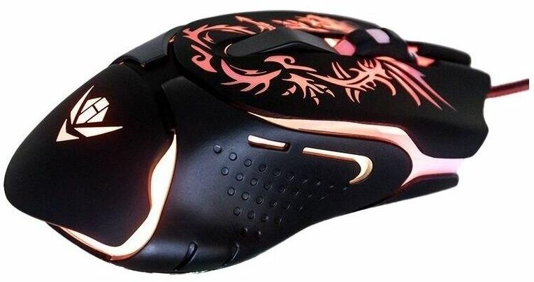 Мышь Dialog MOG-25U Nakatomi Gaming mouse-игровая, USB, черная