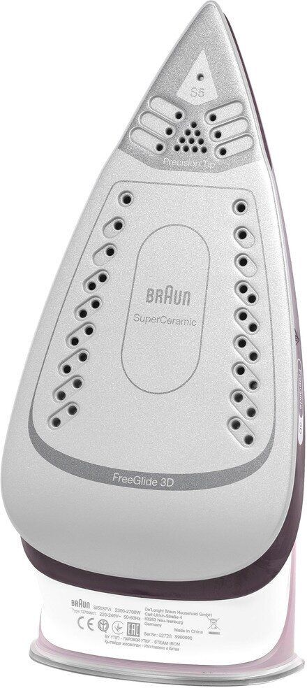 Утюг Braun SI5037VI белый/фиолетовый