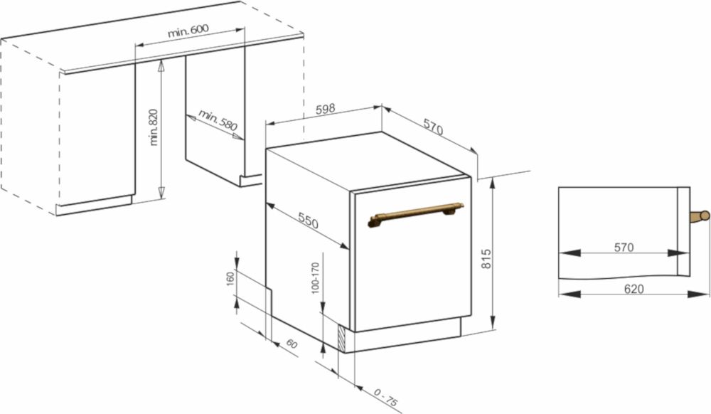 Встраиваемая посудомоечная машина Kaiser S 60 U 88 XL ElfEm
