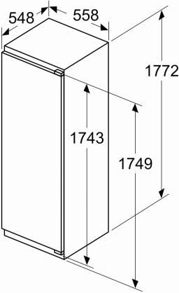 Встраиваемый холодильник камера Bosch KIR81ADD0