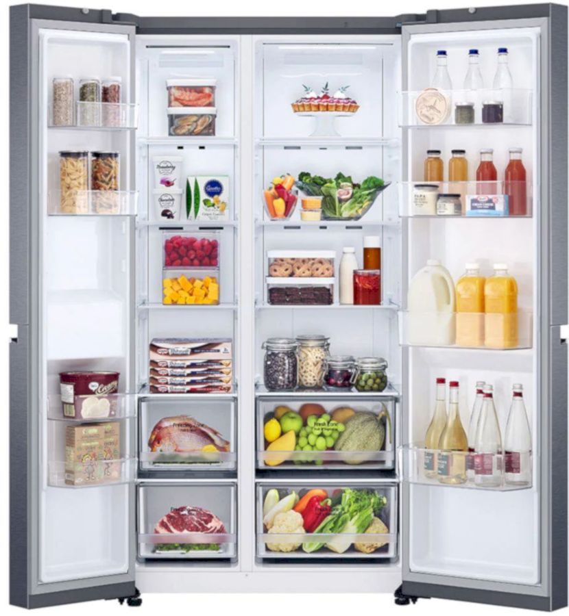 Холодильник Side by Side LG GSBV70PZTM