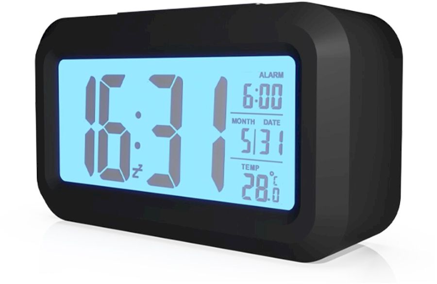 Часы с термометром Ritmix CAT-100 BLACK