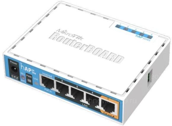 Маршрутизатор Mikrotik hAP ac lite (RB952Ui-5ac2nD) купить по низкой цене в интернет-магазине ТехноВидео
