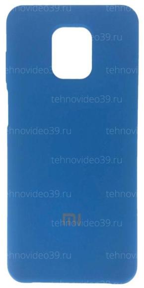 Чехол-накладка для Xiaomi Redmi Note 9 Pro/9S, силикон/бархат, светло-синий купить по низкой цене в интернет-магазине ТехноВидео