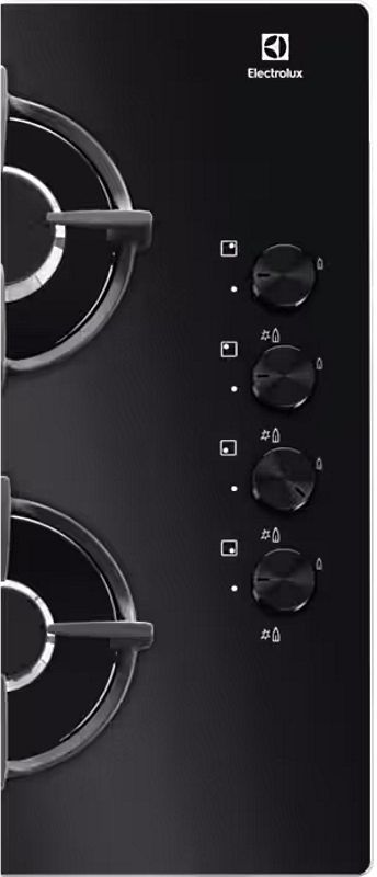 Газовая варочная поверхность Electrolux EGG 6407K 600 Gas on Glass черный