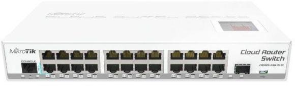 Коммутатор Mikrotik RouterBoard CRS125-24G-1S-2HnD-IN купить по низкой цене в интернет-магазине ТехноВидео