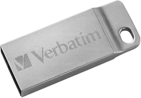 USB Flash Verbatim Drive 32GB (METAL EXECUTIVE SILVER) USB2.0 (98749) купить по низкой цене в интернет-магазине ТехноВидео