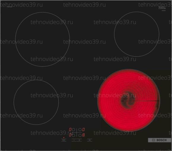 Электрическая варочная поверхность Bosch PKE611BA2E (Serie4, черный) купить по низкой цене в интернет-магазине ТехноВидео