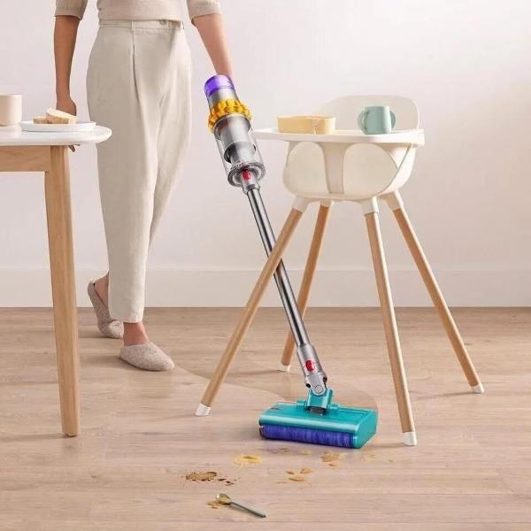 Пылесос Dyson V15s Detect Submarine EU, yellow/nickel (448798-01)